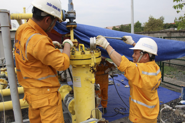 Người lao động PV Gas tham gia hội thi tay nghề, một trong những hoạt động trong phong trào sáng kiến, sáng tạo của Công đoàn PV GAS.