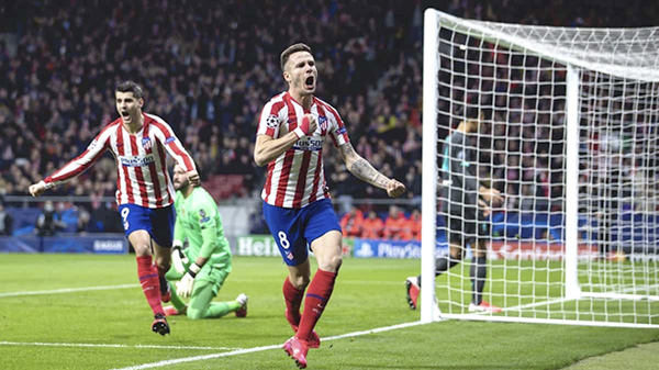 Bàn thắng từ sớm của Saul Niguez đã mở ra một chiến thắng đẹp cho Atletico.