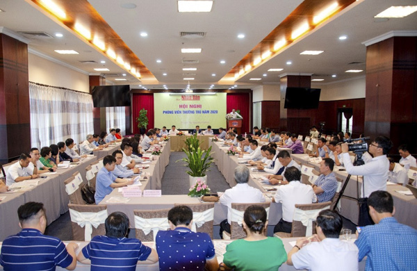 Toàn cảnh Hội nghị PVTT Báo Nhân dân năm 2020 tại TP.Vũng Tàu.