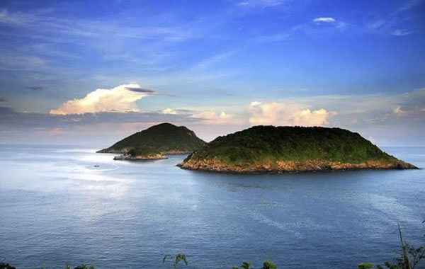 Hòn Trác và Hòn Tài (huyện Côn Đảo). Ảnh: CTV