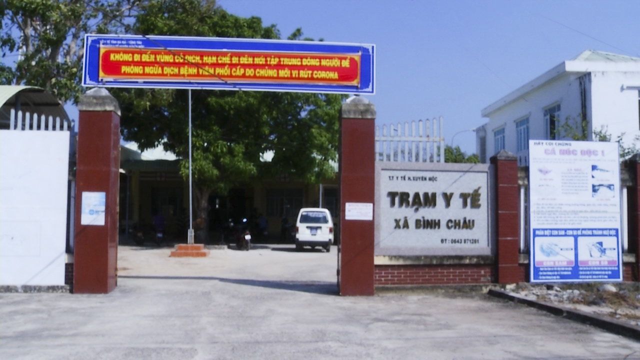 Y tế cơ sở cần chuẩn bị sẵn sàng cơ sở, vật chất, nhân lực để đón tiếp, khám và điều trị cho người bệnh bị COVID-19. Trong ảnh: Trạm Y tế xã Bình Châu, huyện Xuyên Mộc. Ảnh: MINH THI