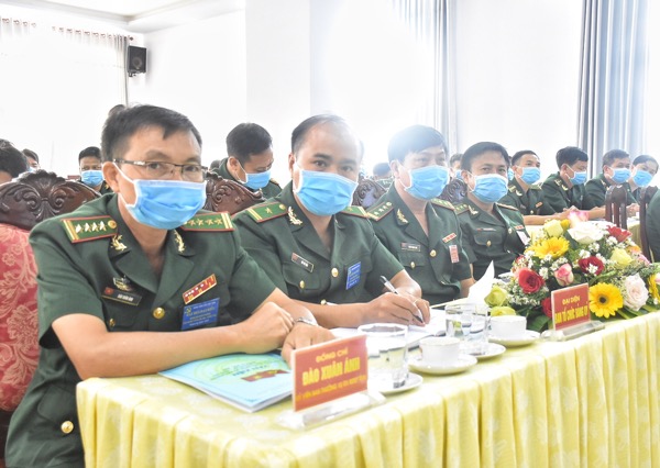 Các đại biểu tham dự Đại hội đại biểu Đảng bộ Biên phòng Cửa khẩu cảng BR-VT nhiệm kỳ 2020-2025.