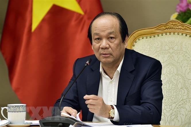 Bộ trưởng, Chủ nhiệm Văn phòng Chính phủ Mai Tiến Dũng. (Ảnh: Dương Giang/TTXVN