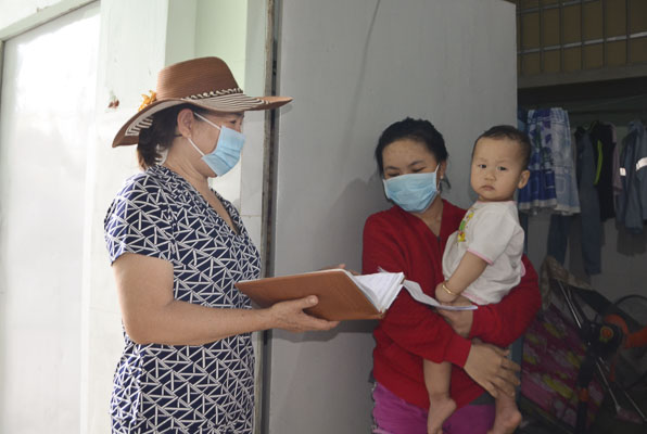 Bà Lê Thị Chín (phường Phú Mỹ, TX. Phú Mỹ) thông báo miễn tiền thuê phòng tháng 3 cho toàn bộ người ở trọ.