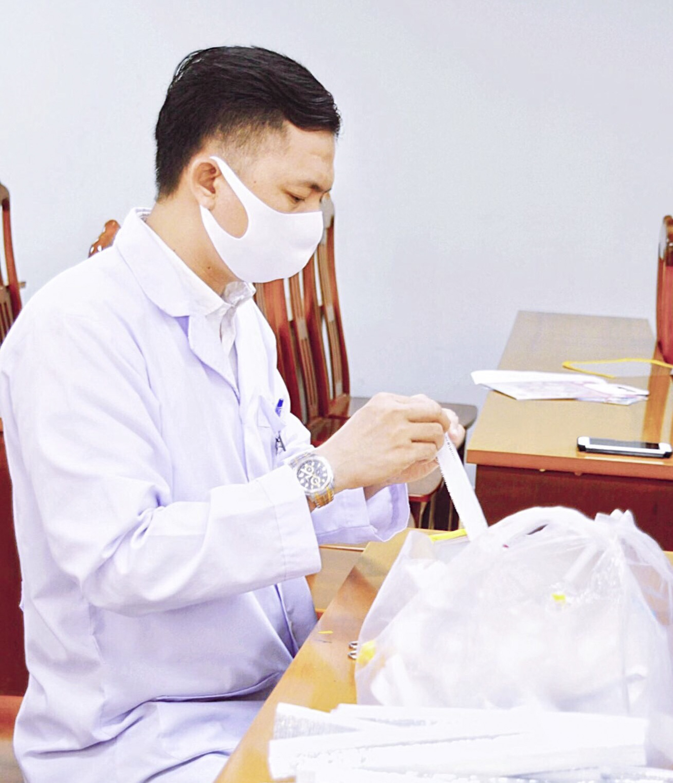 Dược sĩ  Lê Sĩ Quốc Anh khởi xướng phong trào.