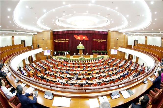 Tổng Bí thư, Chủ tịch nước Nguyễn Phú Trọng phát biểu khai mạc Hội nghị. Ảnh: Trí Dũng/TTXVN