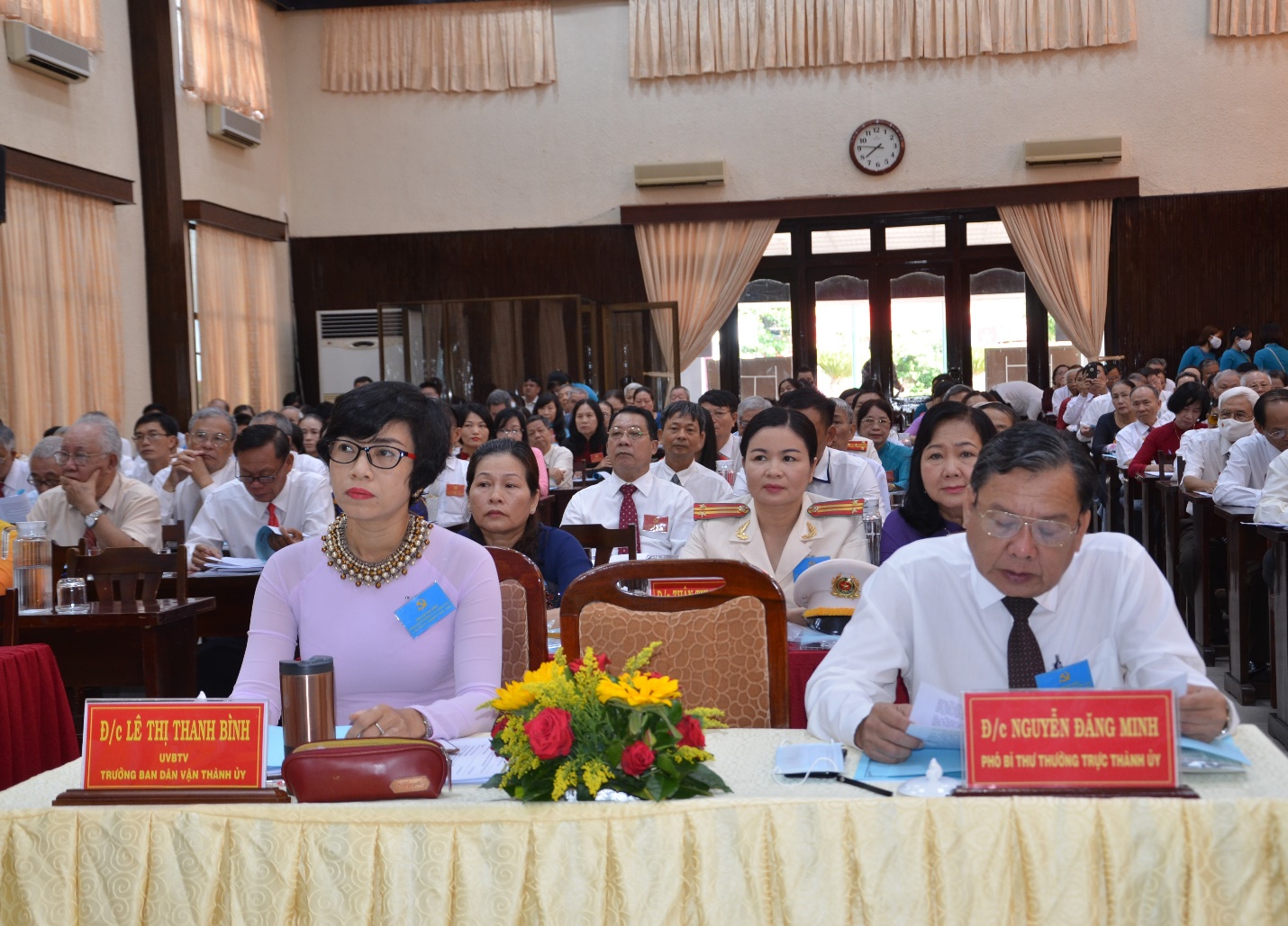 Lãnh đạo Thành ủy và Ban Dân vận Thành ủy Vũng Tàu tham dự Đại hội.