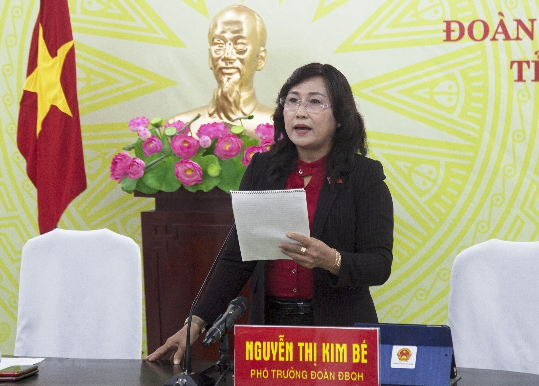 Đại biểu Quốc hội tỉnh Kiên Giang  Nguyễn Thị Kim Bé.