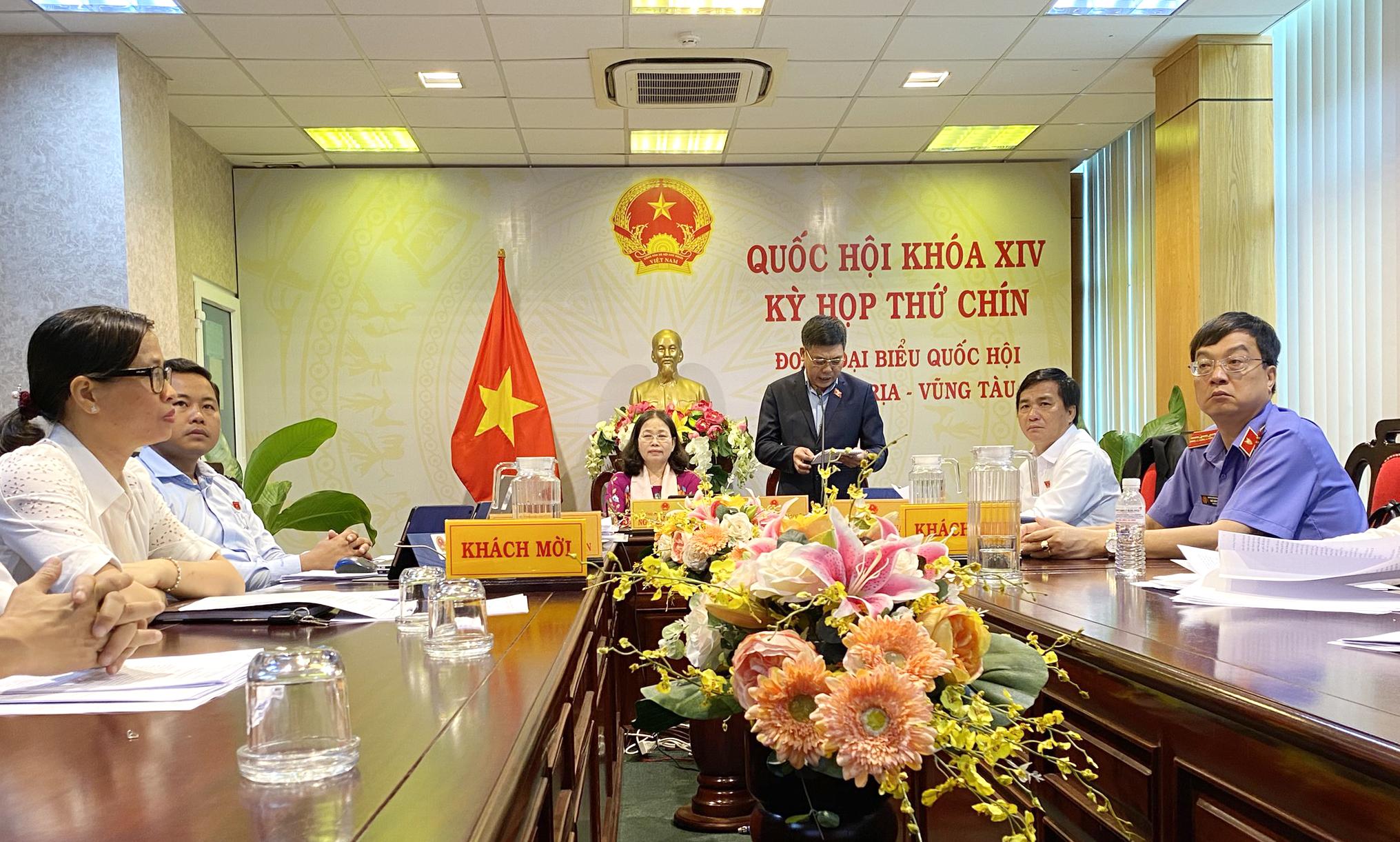 Đại biểu Phạm Đình Cúc (tỉnh BR-VT) đã có bài phát biểu xung quanh các nội dung của dự án Luật này. 
