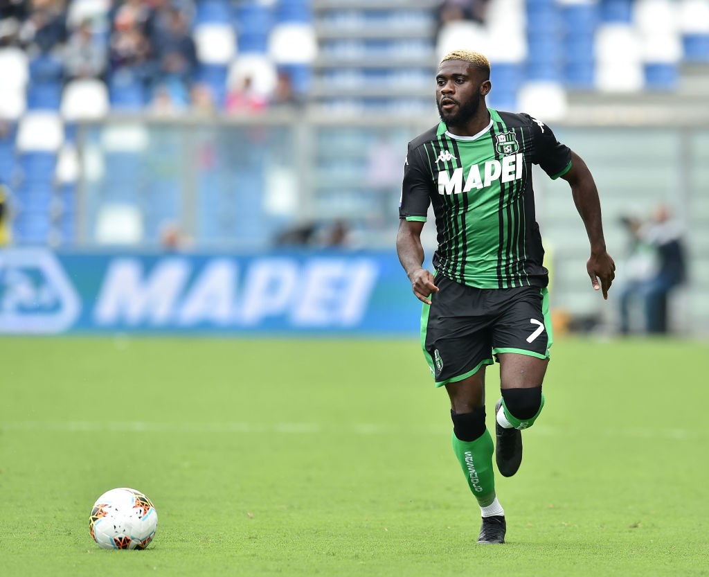 Jeremie Boga đang tỏa sáng trong màu áo Sassuolo.