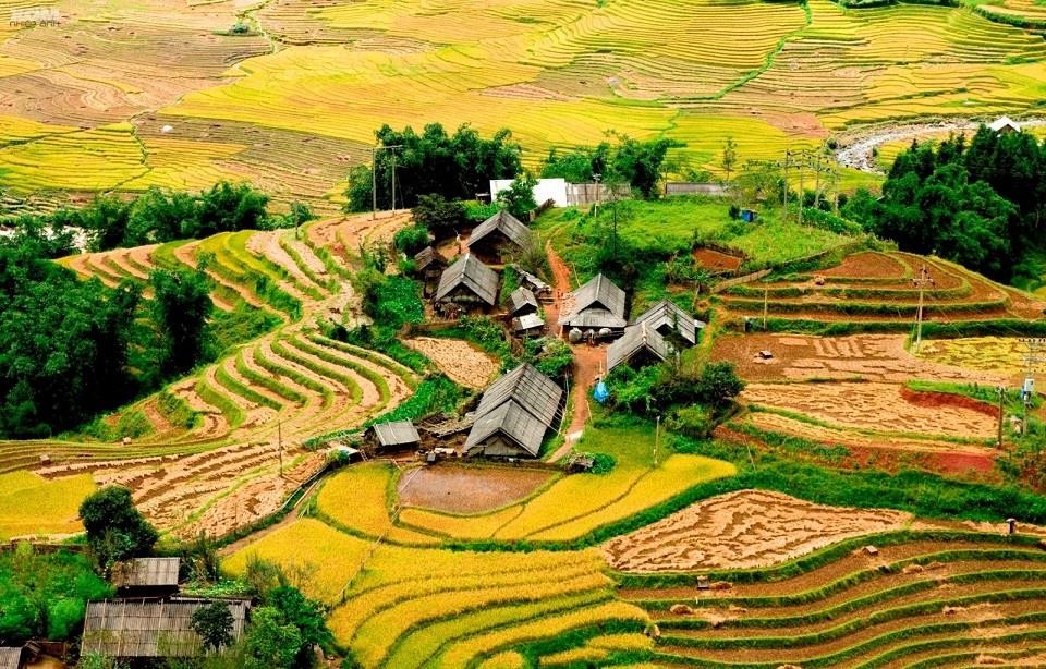 Thung lũng Mường Hoa đẹp như tranh vẽ.