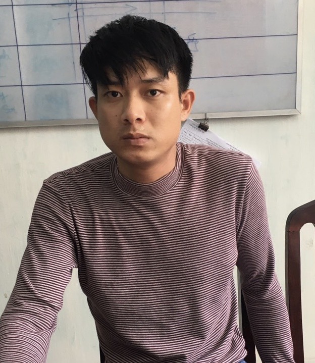 Đối tượng tại cơ quan Công an.