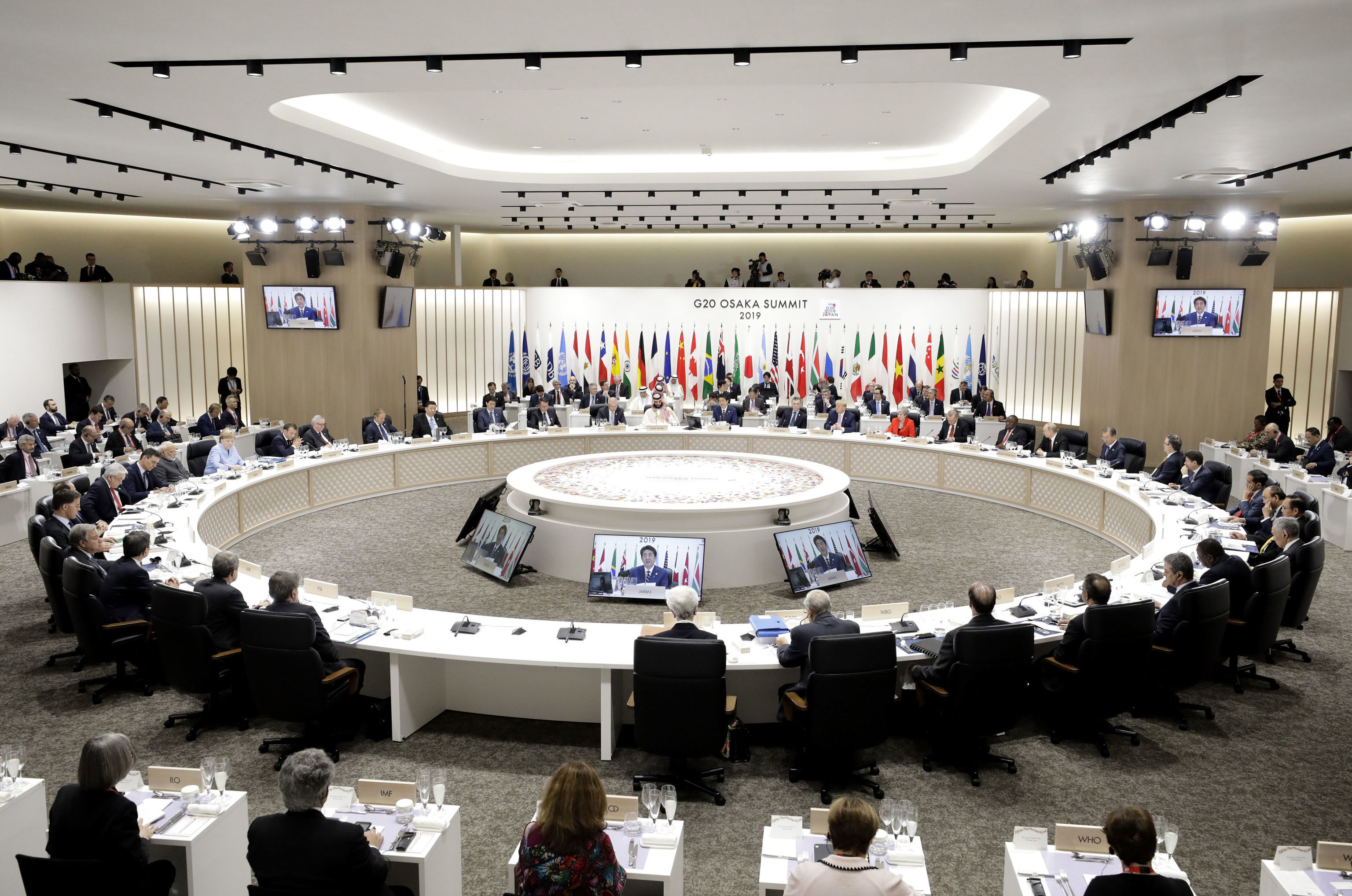 Toàn cảnh Hội nghị thượng đỉnh G20 tại Osaka, Nhật Bản ngày 28/6/2019.
