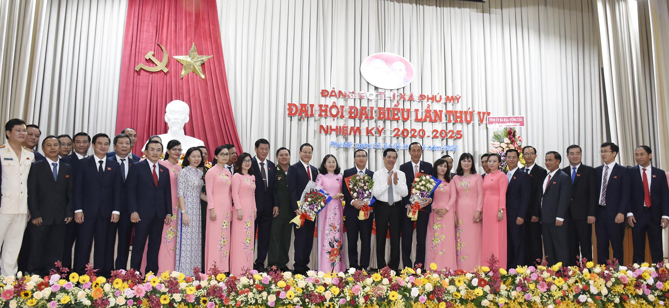 Đại hội ra mắt Ban chấp hành Đảng bộ TX. Phú Mỹ nhiệm kỳ 2020-2025.