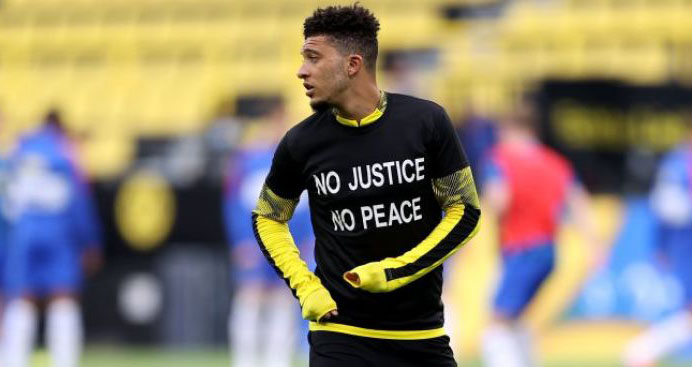 Jadon Sancho là mục tiêu theo đuổi của Manchester United.