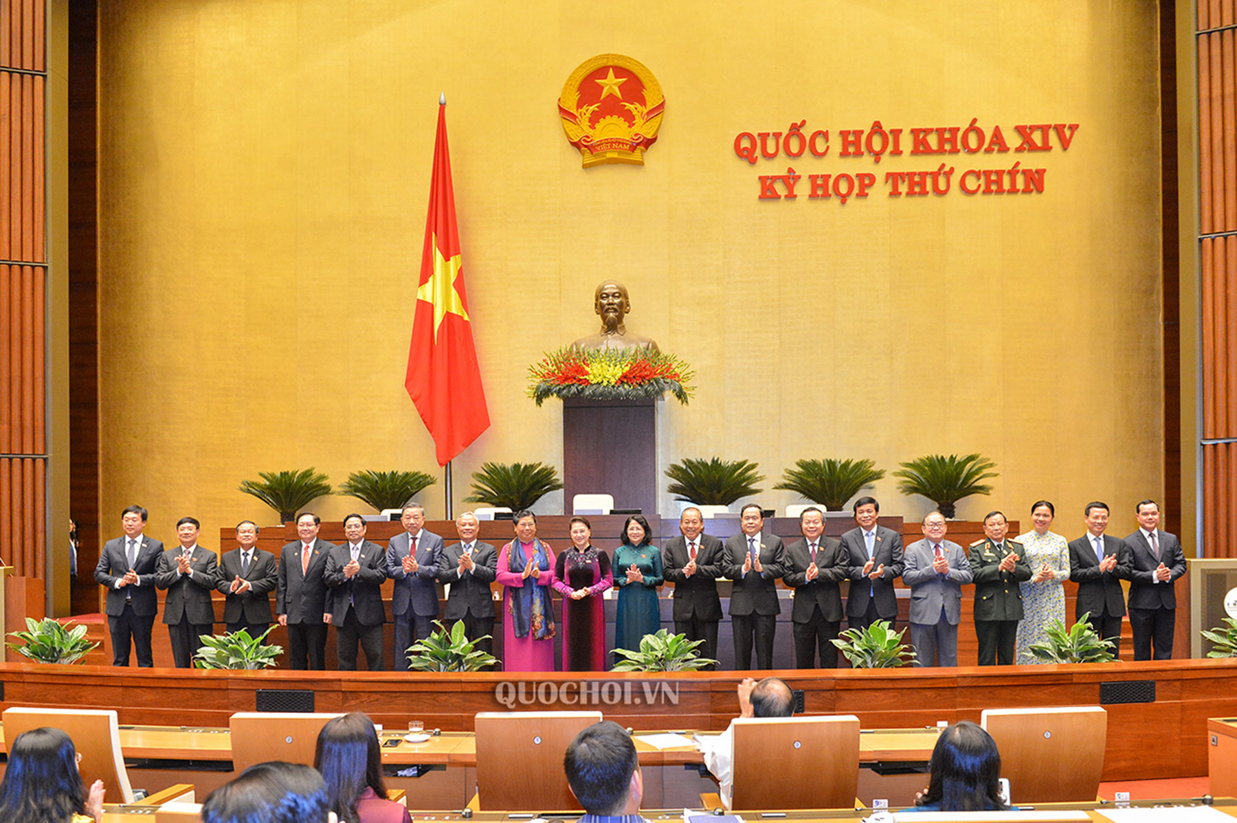 Hội đồng bầu cử quốc gia ra mắt Quốc hội hôm 12/6/2020.