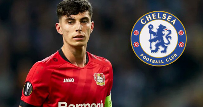 Havertz đang trong tầm ngắm của HLV Lampard.