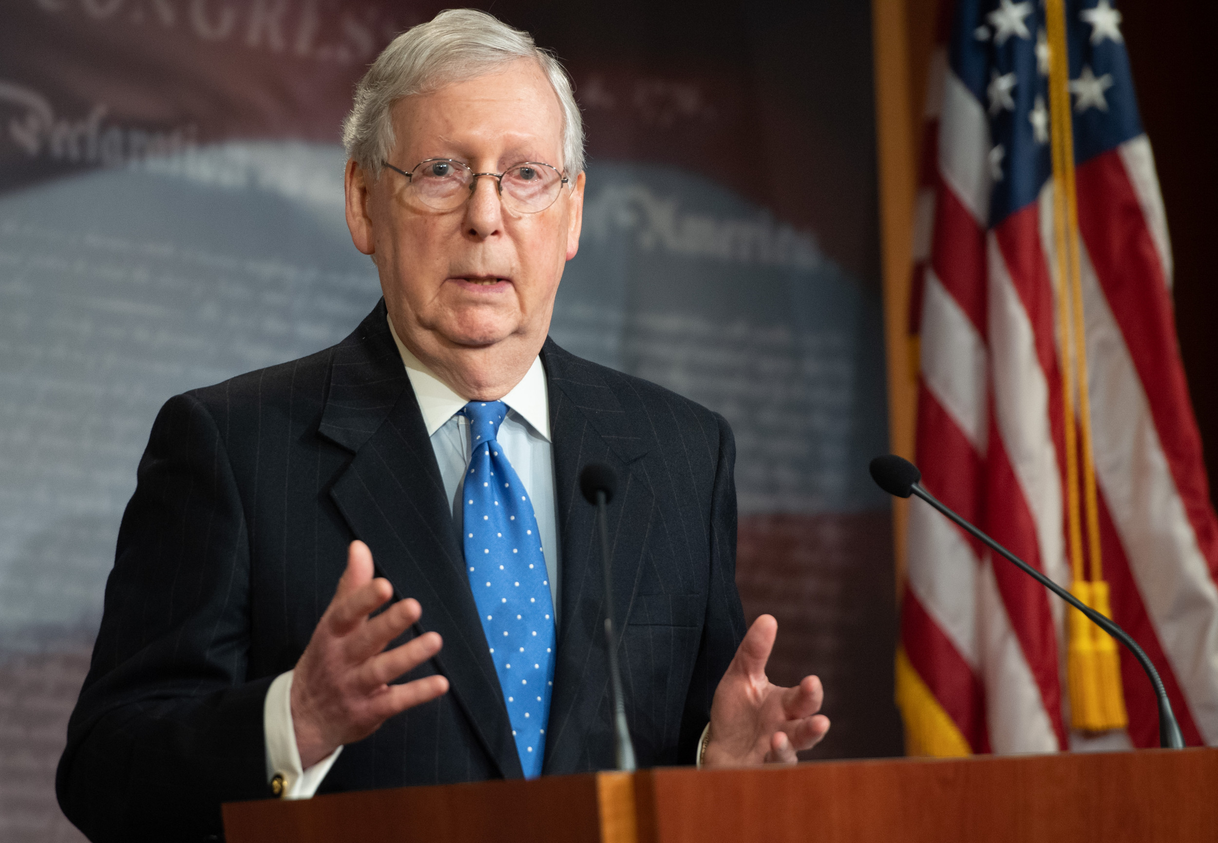 Lãnh đạo phe đa số tại Thượng viện Mỹ Mitch McConnell. 