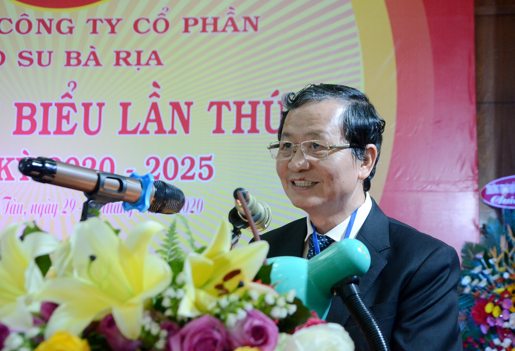 Đồng chí Lương Trí Tiên, Ủy viên Ban Thường vụ Tỉnh ủy, Trưởng Ban Nội chính Tỉnh ủy phát biểu chỉ đạo Đại hội.