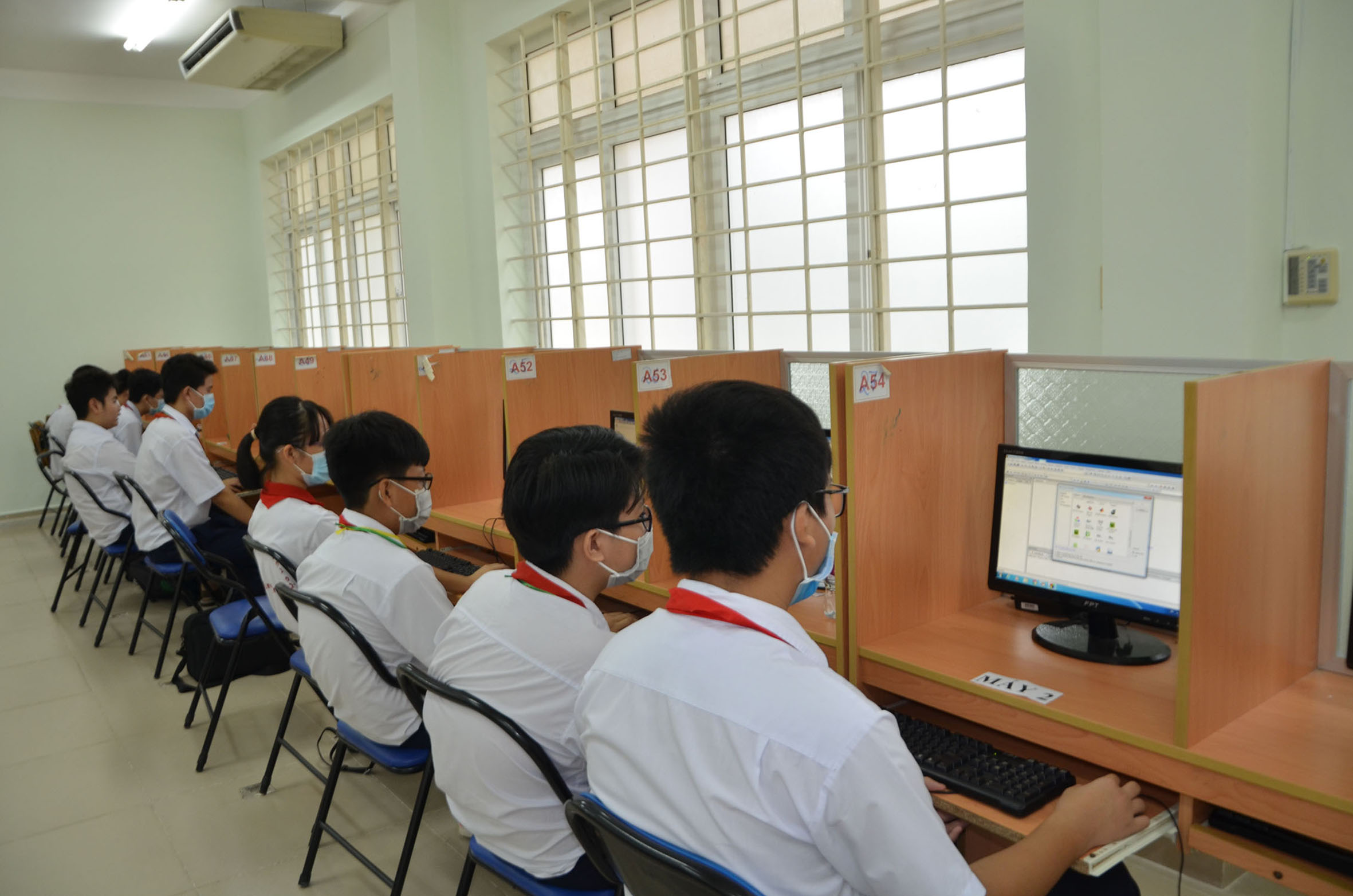 Thí sinh bảng B1 dự thi.