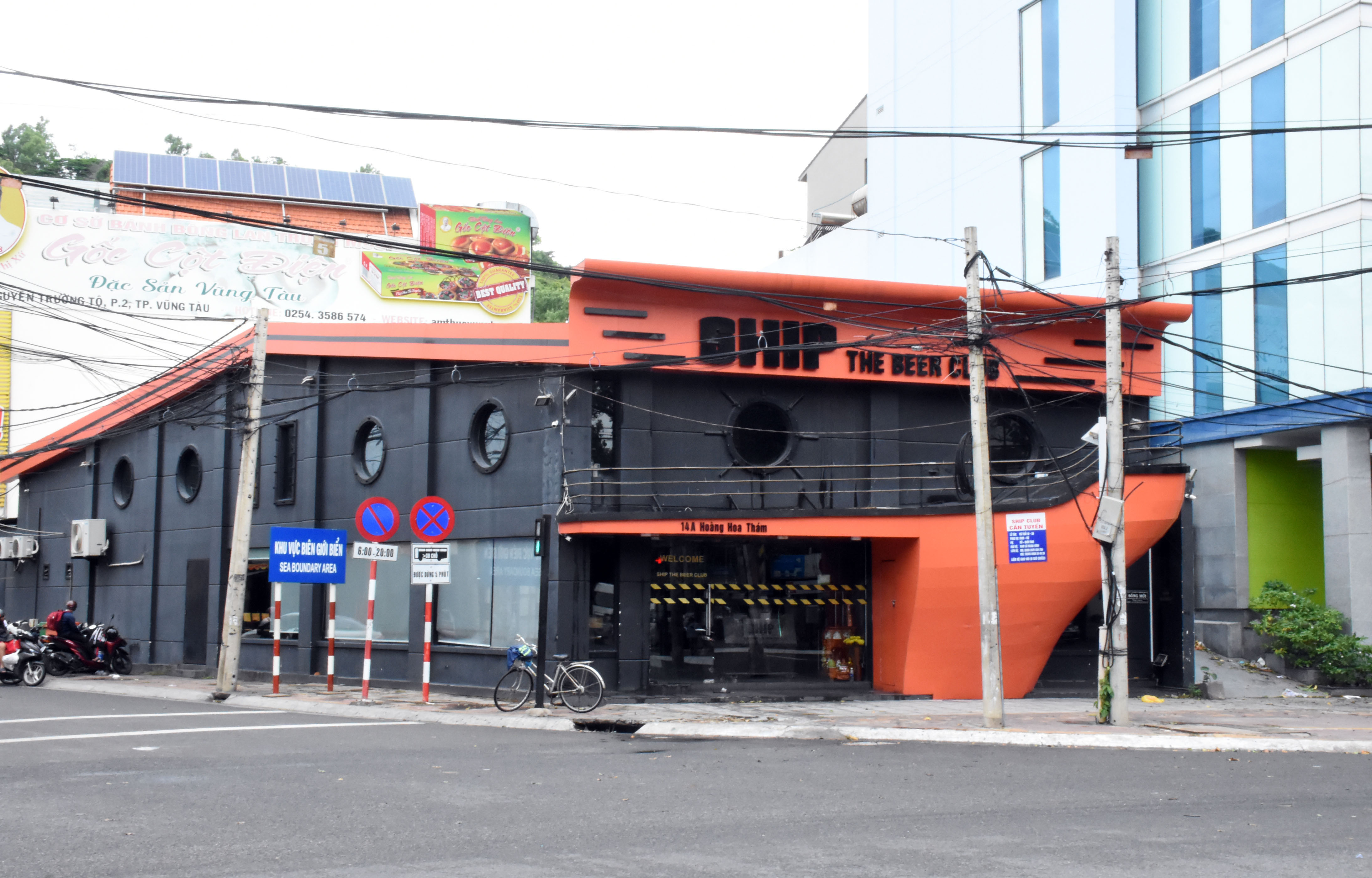 Toàn cảnh Ship Club trên đường Hoàng Hoa Thám (TP. Vũng Tàu).