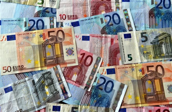 Đồng euro tại Lille, Pháp.