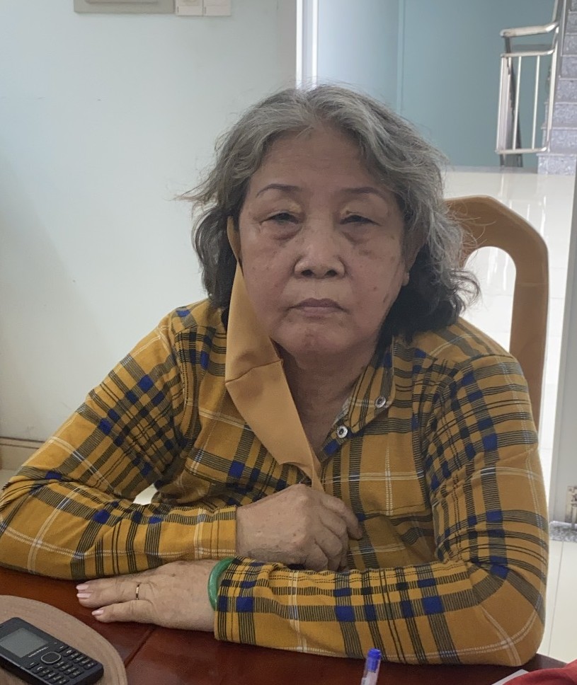 Đối tượng Lâm Thu Quí khi bị bắt.