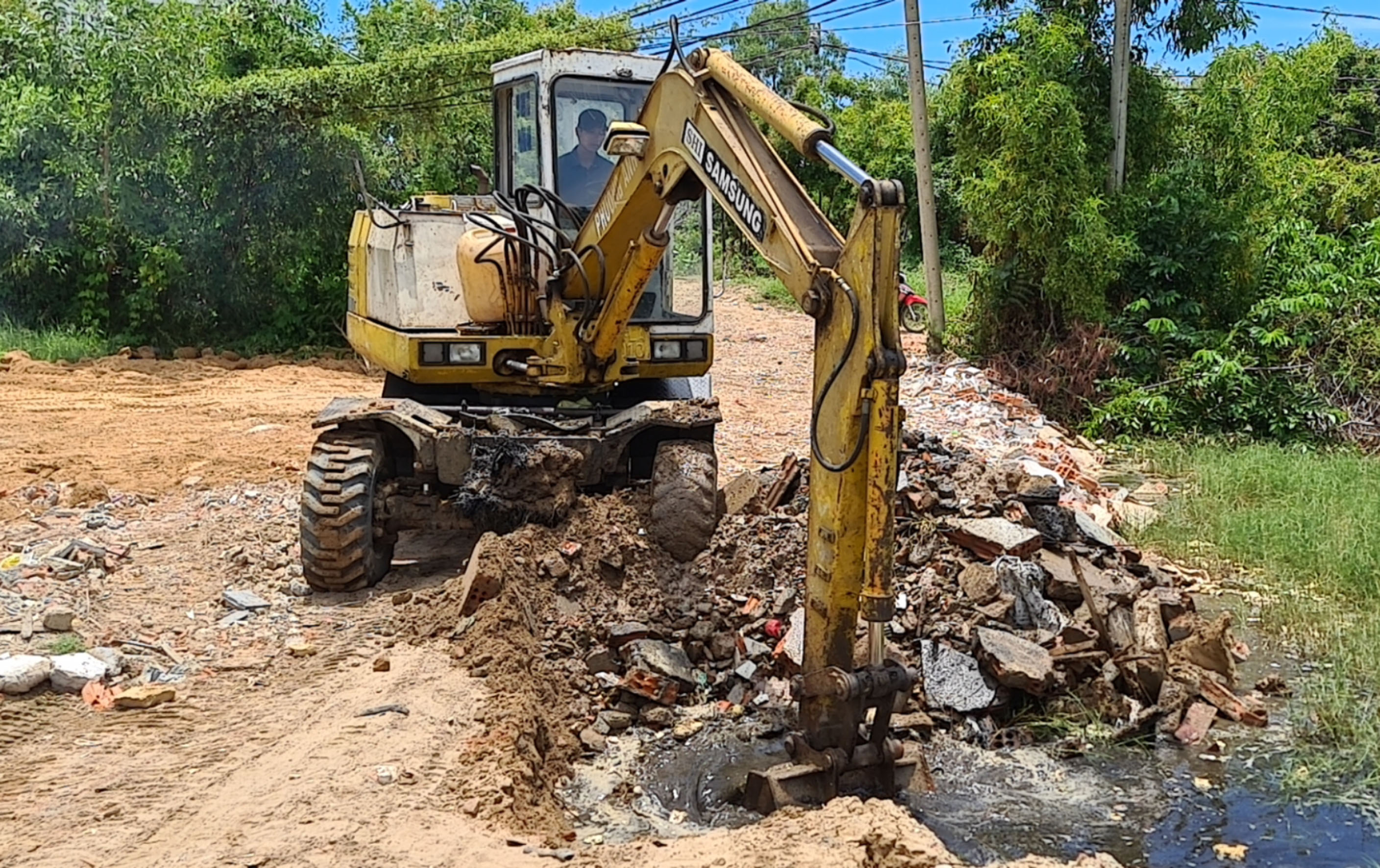 Khu đất mở đường trái phép tại khu vực  đường 2/9, TP.Vũng Tàu.