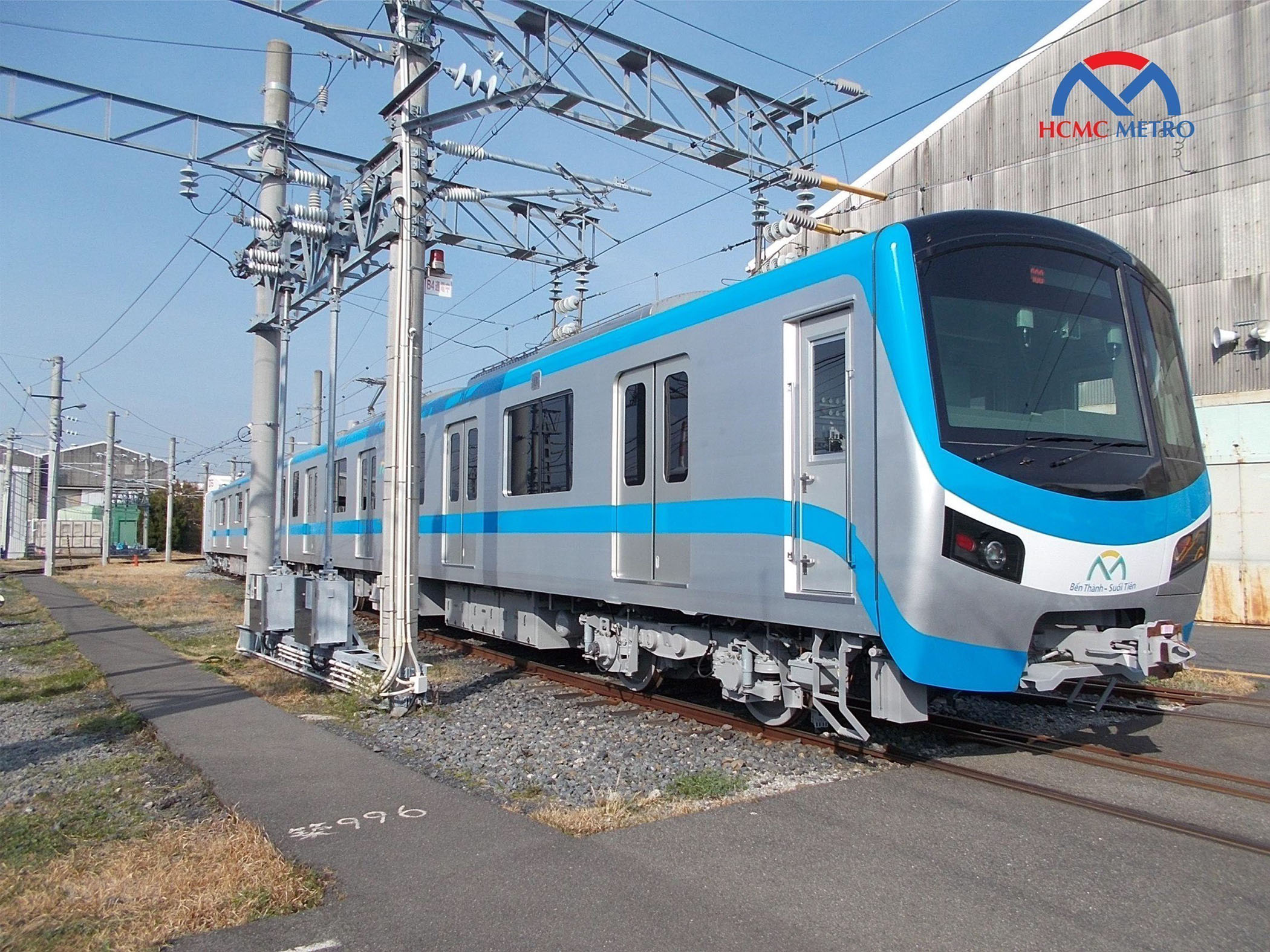 Đoàn tàu đầu tiên của tuyến metro Bến Thành - Suối Tiên (TP.Hồ Chí Minh). 