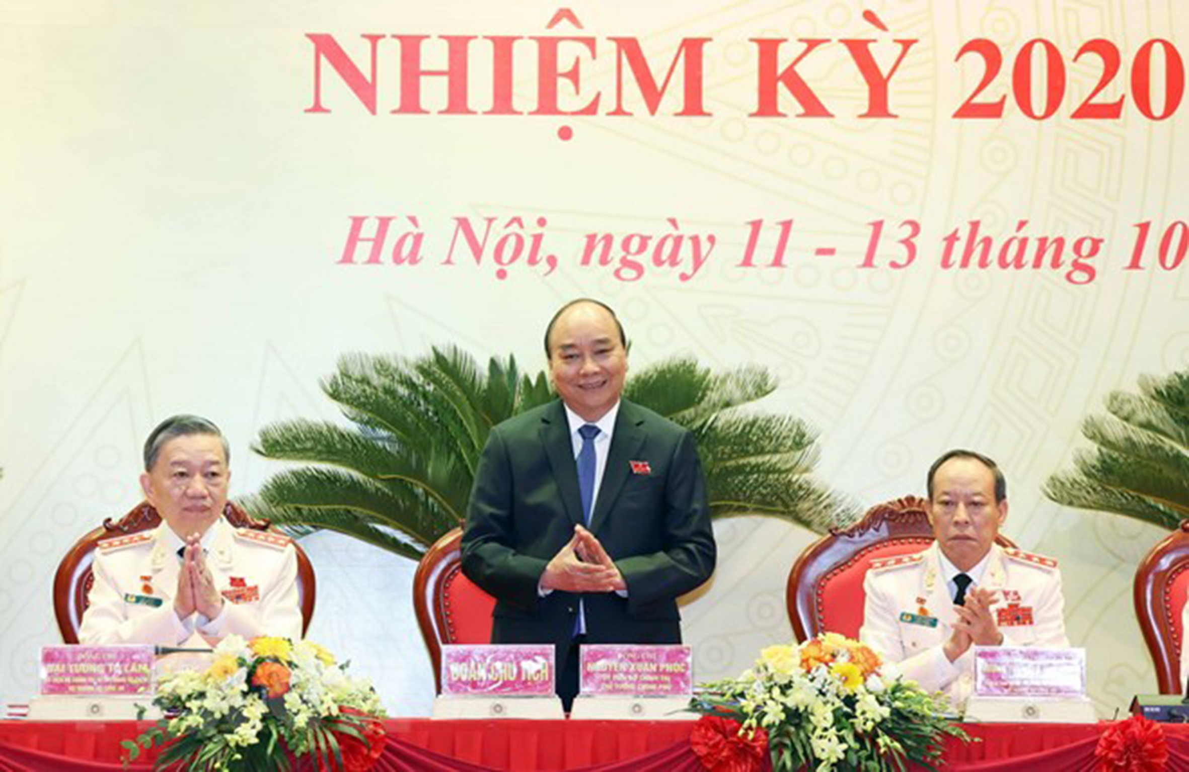 Thủ tướng Nguyễn Xuân Phúc dự và chỉ đạo Đại hội đại biểu Đảng bộ Công an Trung ương lần thứ VII nhiệm kỳ 2020-2025.