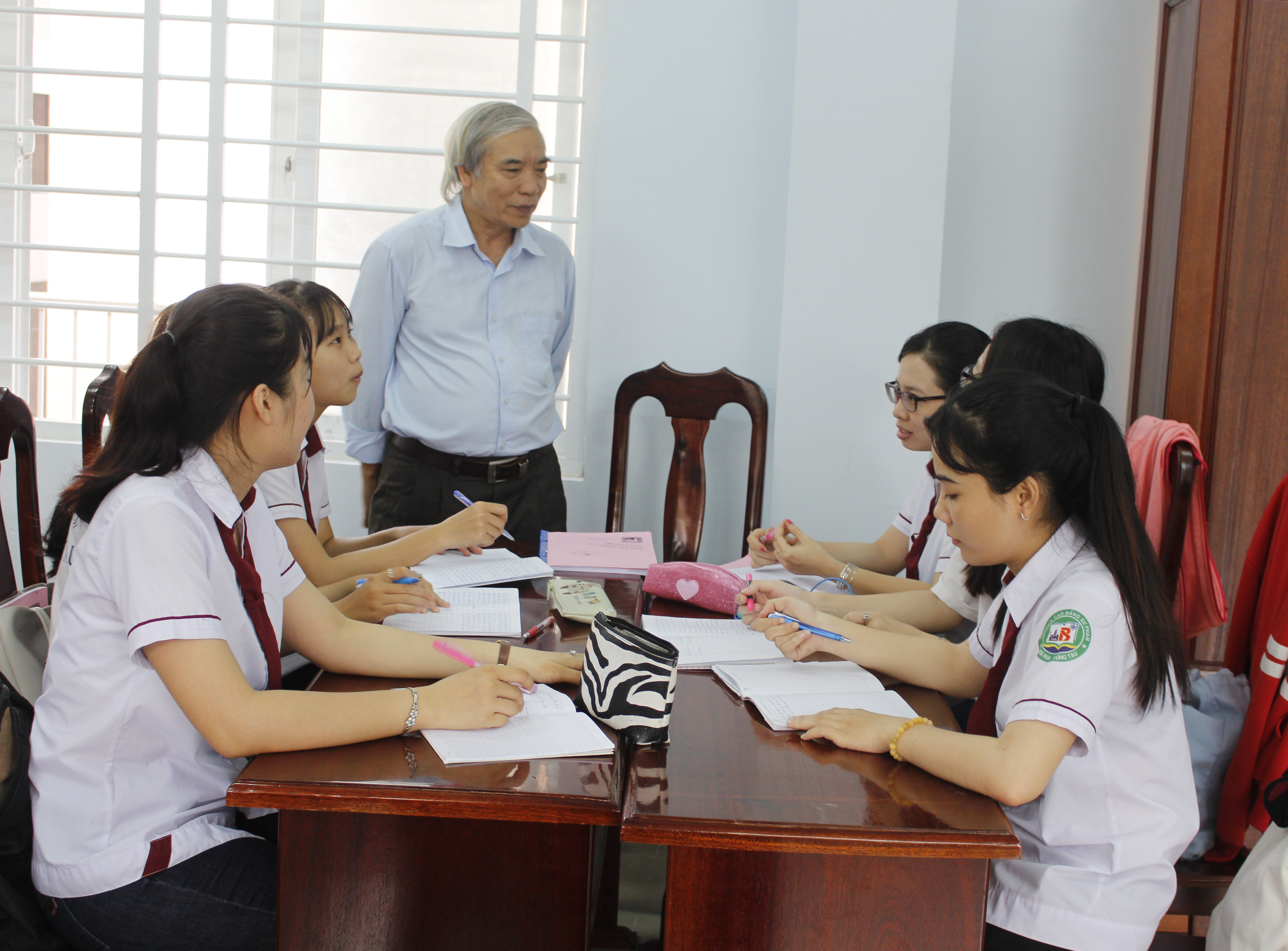 Qua các phong trào thi đua đã giúp Trường CĐ Sư phạm BR-VT nâng cao chất lượng đào tạo.  Trong ảnh: Một giờ học của SV Trường CĐ  Sư phạm BR-VT.