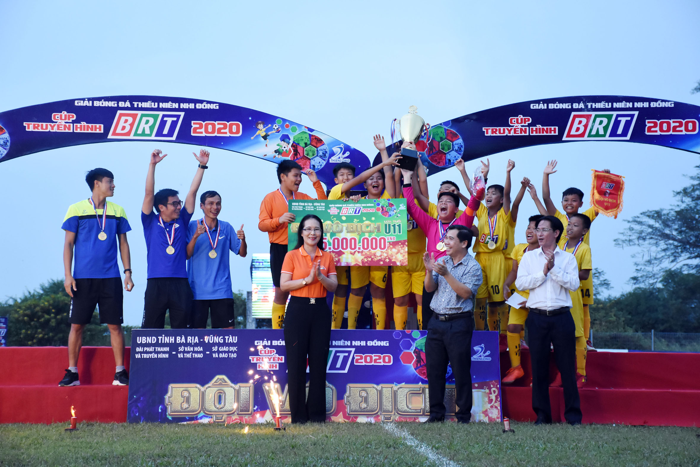 TP. Vũng Tàu lên ngôi vô địch ở lứa tuổi U11.