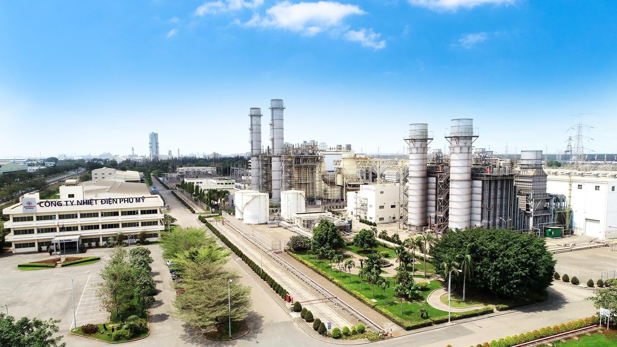 Hệ thống nhà máy Công ty Nhiệt điện Phú Mỹ.