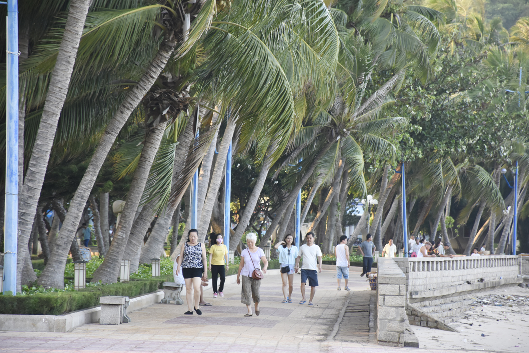 TP.Vũng Tàu sẽ kêu gọi đầu tư nhiều điểm check-in đẹp phục vụ nhu cầu của du khách. Trong ảnh: Một góc công viên Bãi Trước. 