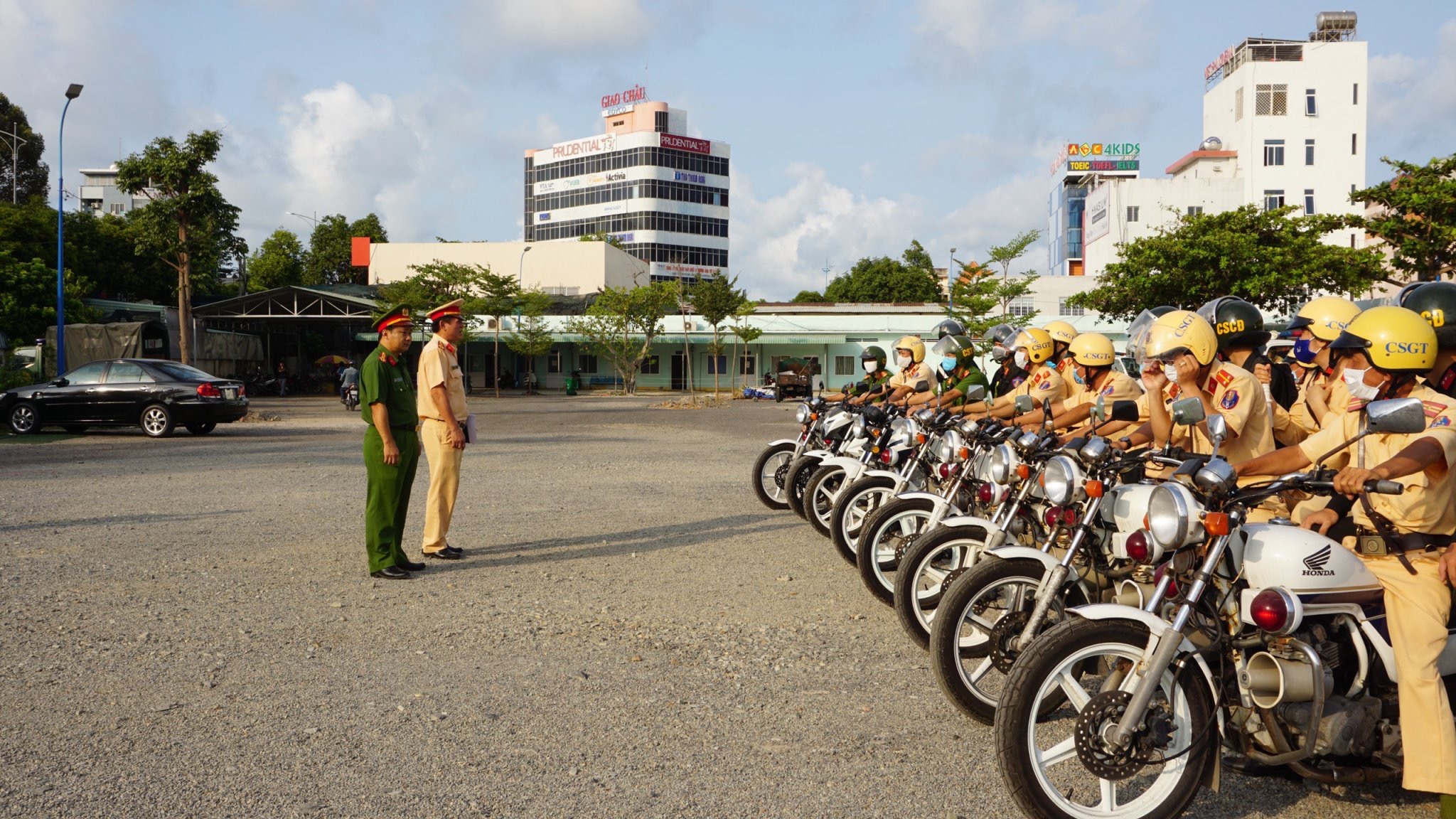 Công an TP.Vũng Tàu ra quân bảo đảm an ninh trật tự trên địa bàn thành phố.