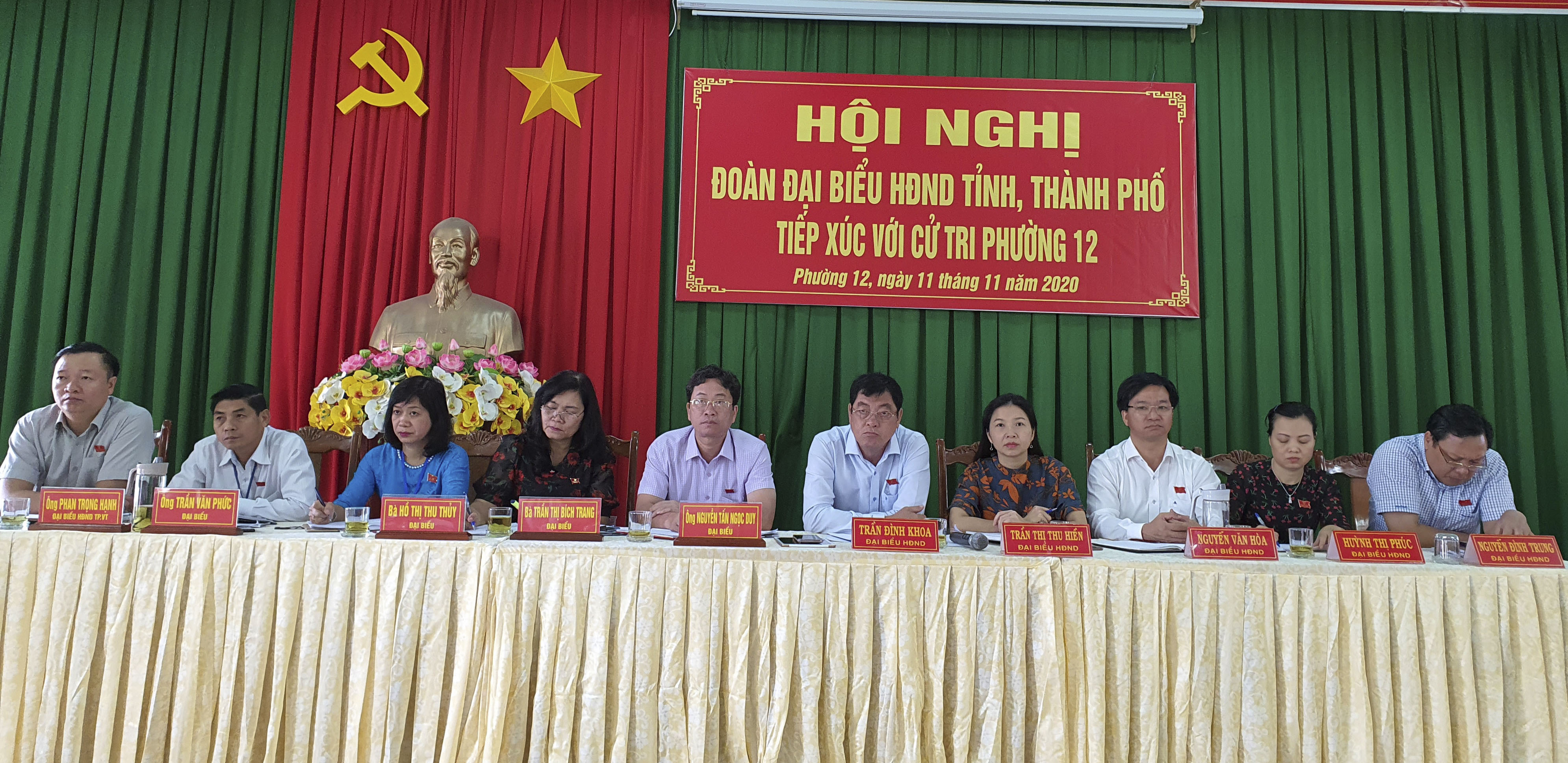 Tổ đại biểu số 3 HĐND tỉnh tiếp xúc cử tri phường 12 (TP. Vũng Tàu). TUYẾT MAI