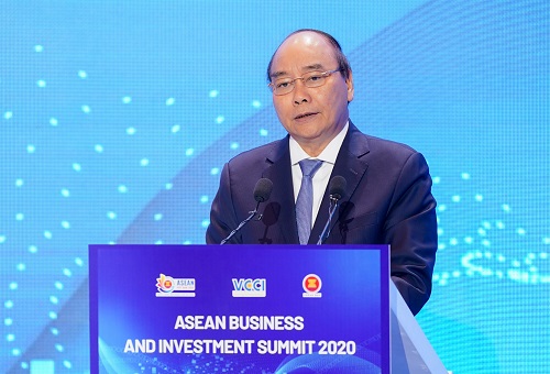 Thủ tướng tin tưởng, Hội nghị ASEAN BIS năm nay sẽ là cầu nối giữa các lãnh đạo, các nhà hoạch định chính sách với các tổ chức quốc tế và các doanh nghiệp hàng đầu khu vực. Ảnh: QUANG HIẾU