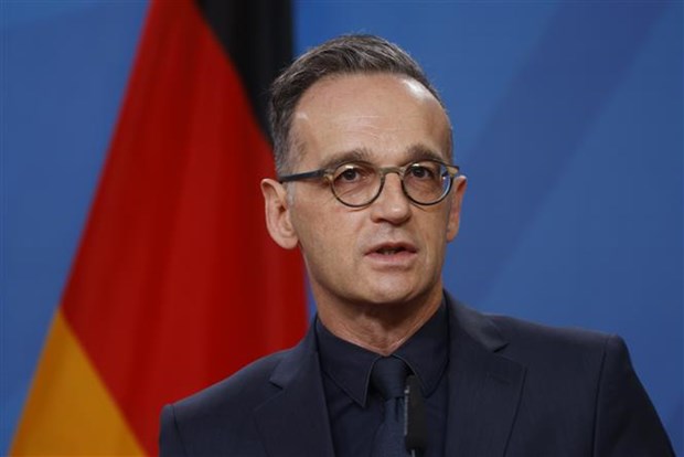 Ngoại trưởng Đức Heiko Maas  phát biểu tại Berlin.