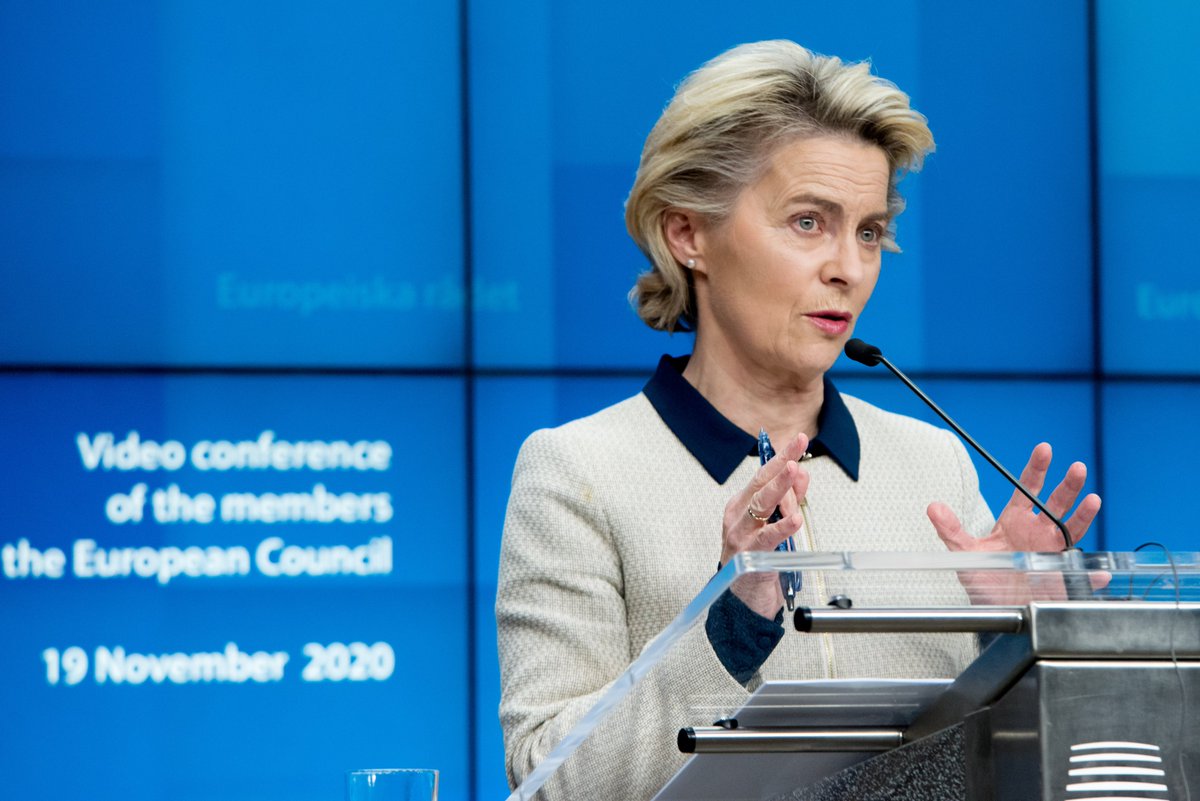 Chủ tịch Ủy ban châu Âu Ursula von der Leyen.