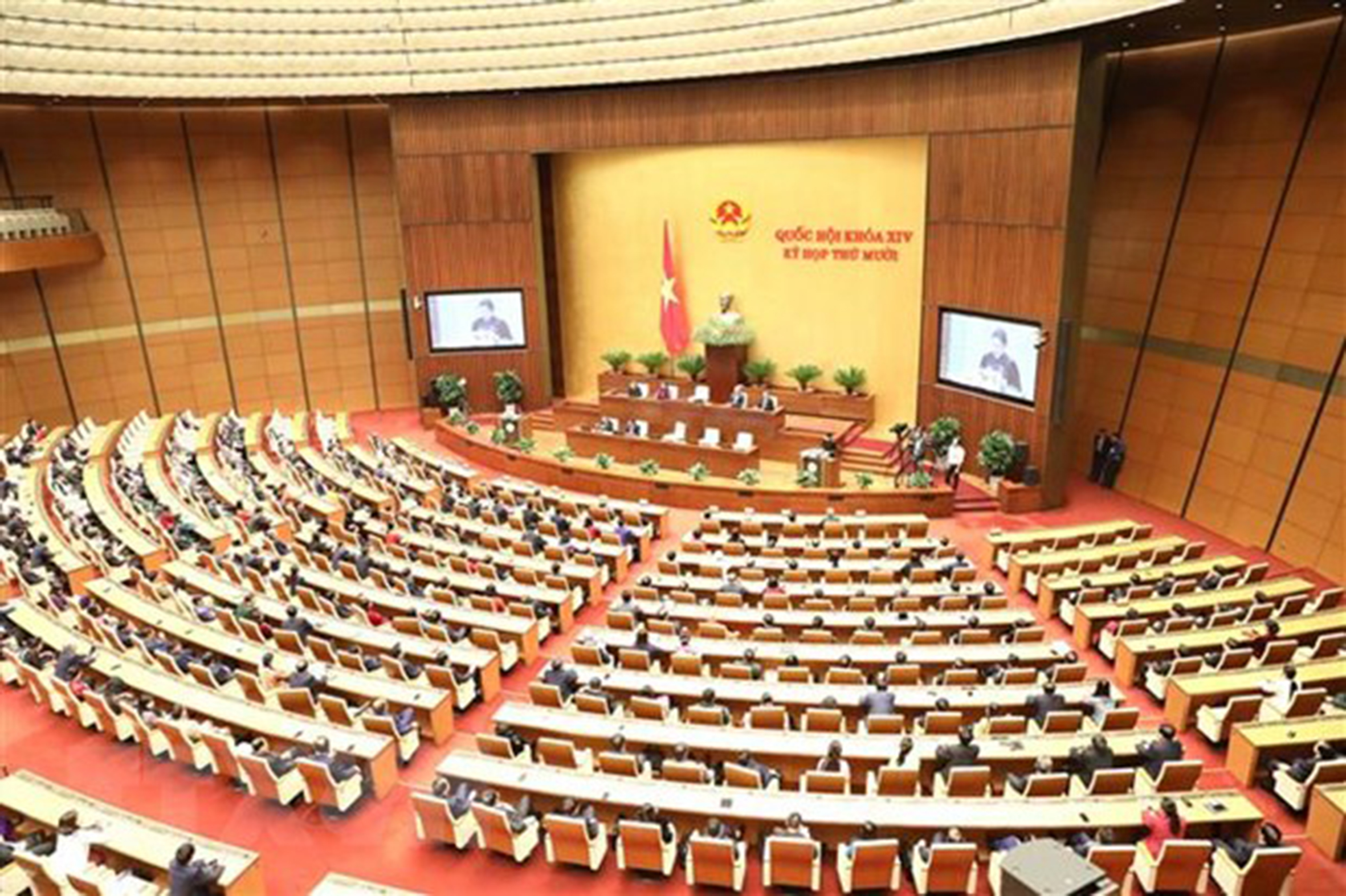Toàn cảnh bế mạc Kỳ họp thứ 10, Quốc hội khóa XIV.