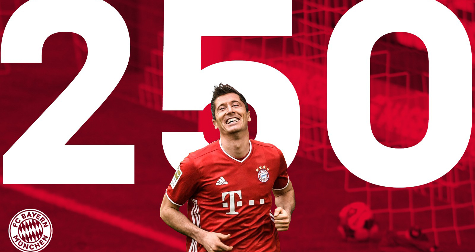 Lewandowski cán cột mốc 250 bàn tại Bundesliga.