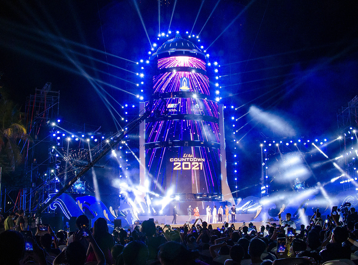 Lễ hội Countdown chào đón năm mới 2021.