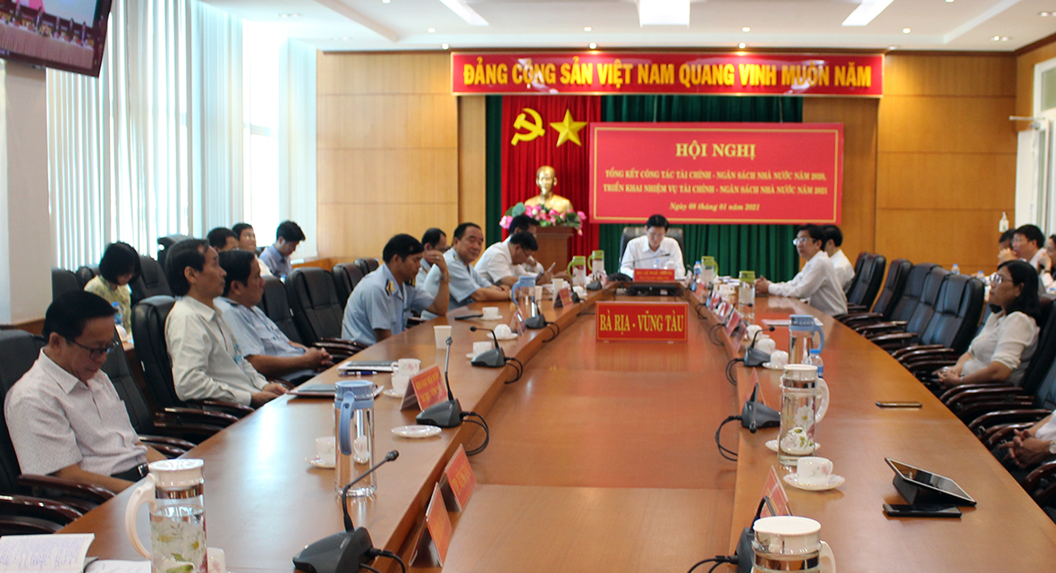 Quang cảnh Hội nghị tại điểm cầu BR-VT. Ảnh: PHAN HÀ