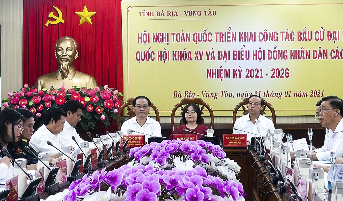 Quang cảnh Hội nghị tại điêm cầu BR-VT. Ảnh: Đinh Hùng