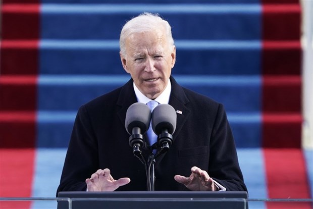 Tân Tổng thống Mỹ Joe Biden.