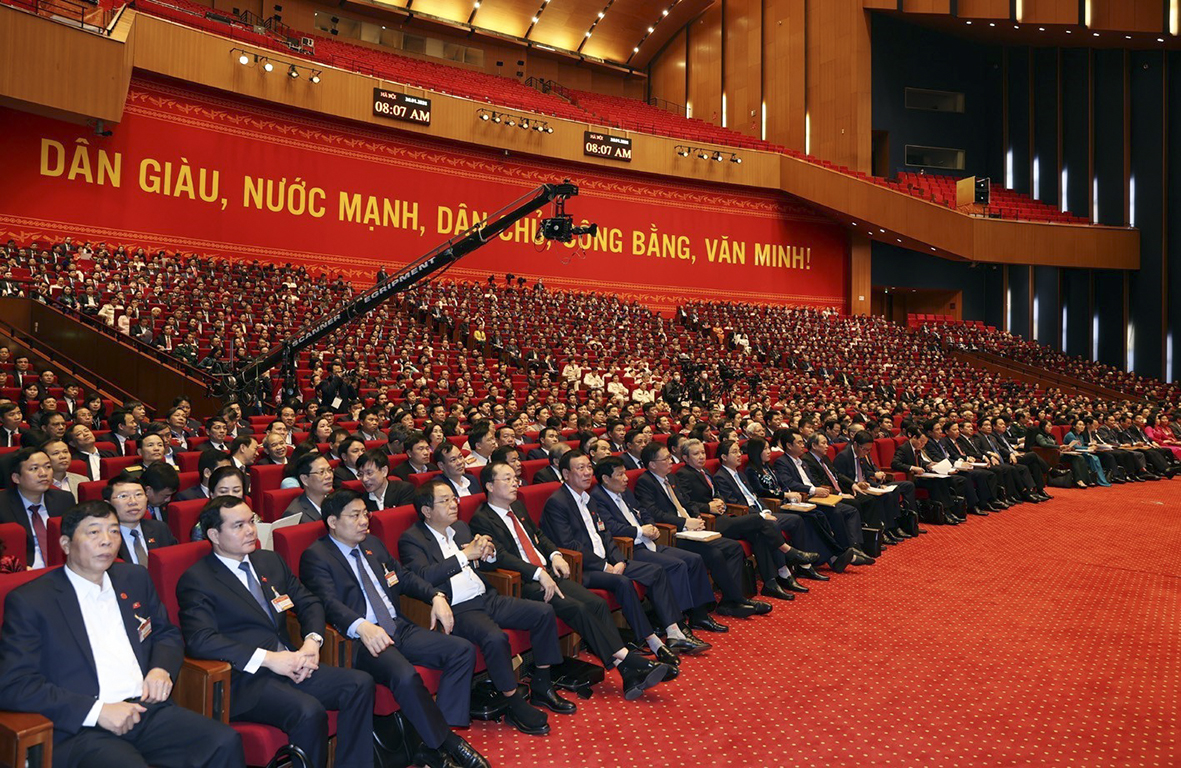 Quang cảnh ngày làm việc thứ tư tại Đại hội. Ảnh: LẠI MINH
