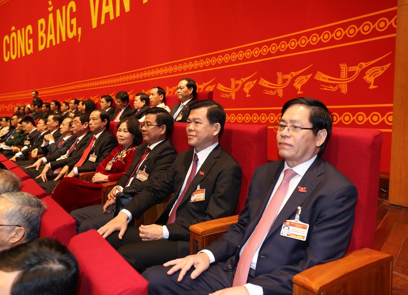 Đoàn đại biểu Đảng bộ tỉnh Bà Rịa-Vũng Tàu tham dự phiên họp trù bị Đại hội Đại biểu toàn quốc lần thứ XIII của Đảng. 