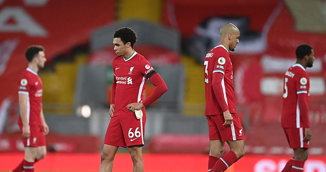 Liverpool có thành tích sân nhà tệ hại đến báo động.