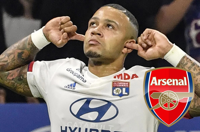 Depay bất ngờ lọt vào tầm ngắm của Arsenal.