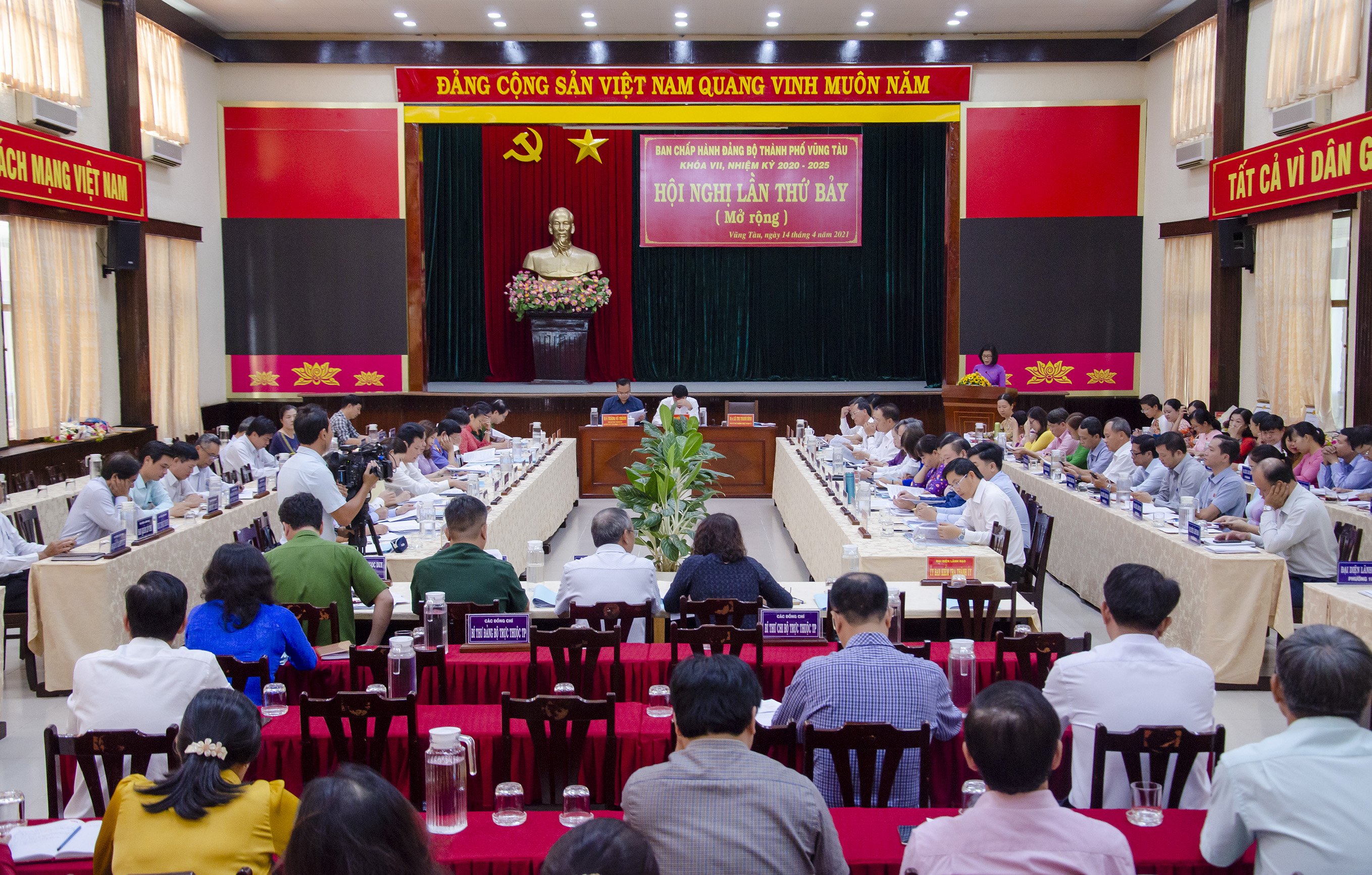 Hội nghị lần thứ 7 Ban Chấp hành Đảng bộ TP. Vũng Tàu diễn ra trong ngày 14/4.